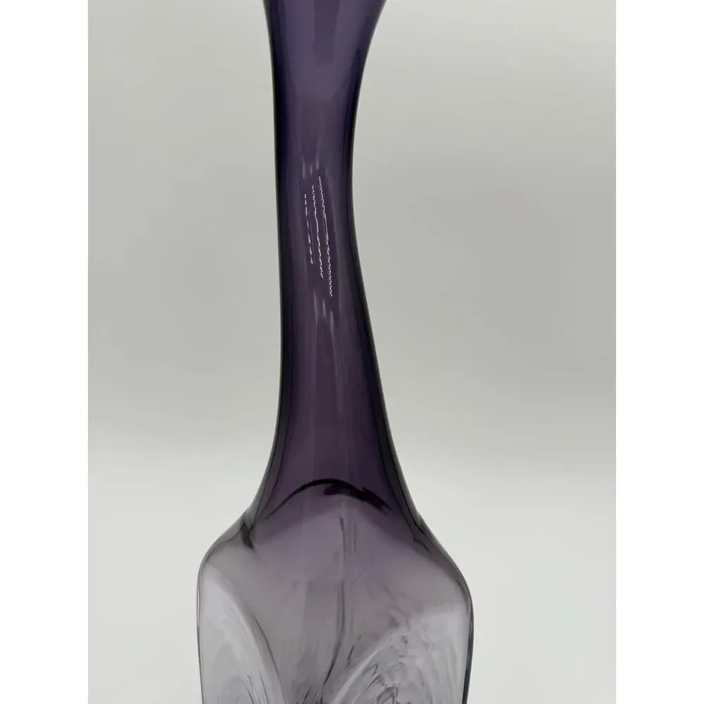 1970's Swung Glass Bent Neck Bottle
